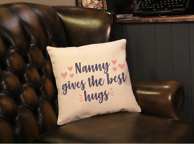 Nanny Gives Best Hugs Cushion